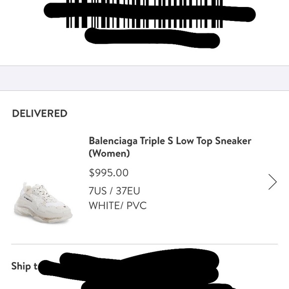SOLD Balenciaga Triple S Clear Sole - Picture 6 of 7